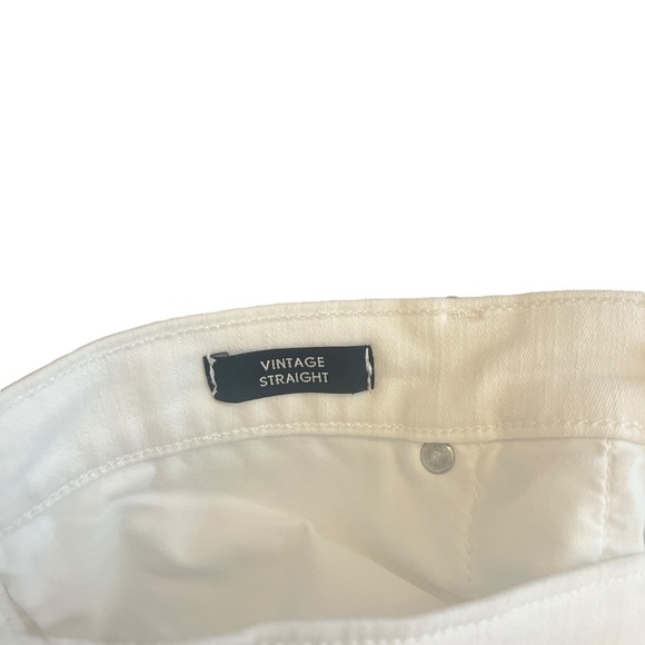 J.Crew Vintage Straight HR High Rise Denim White Straight Jeans size 32 | 14 - Picture 4 of 7